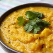 Red Lentil Soup with Cauliflower and Indian Spice